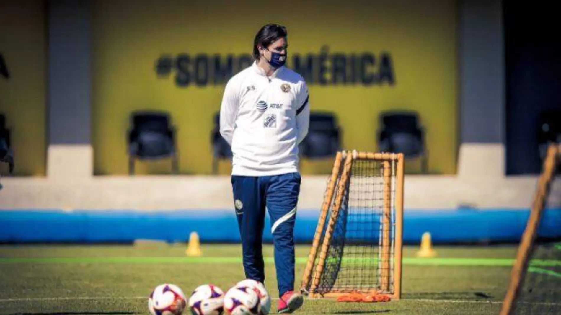 Santiago Solari_Entrenamiento America